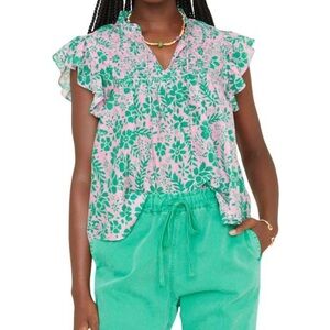 Xirena Whitley Top in Mint Pink